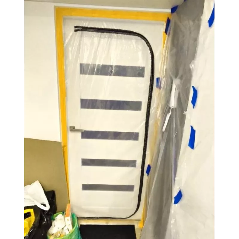 tolmutõkkekardin ukse renoveerimiseks, tolmukardin 220X110 uks