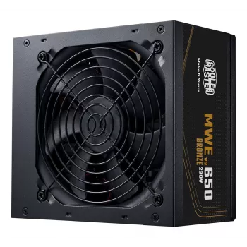 Cooler Master MWE Bronze 650 V3 230V arvuti toiteplokk 650 W 24-pin ATX ATX must