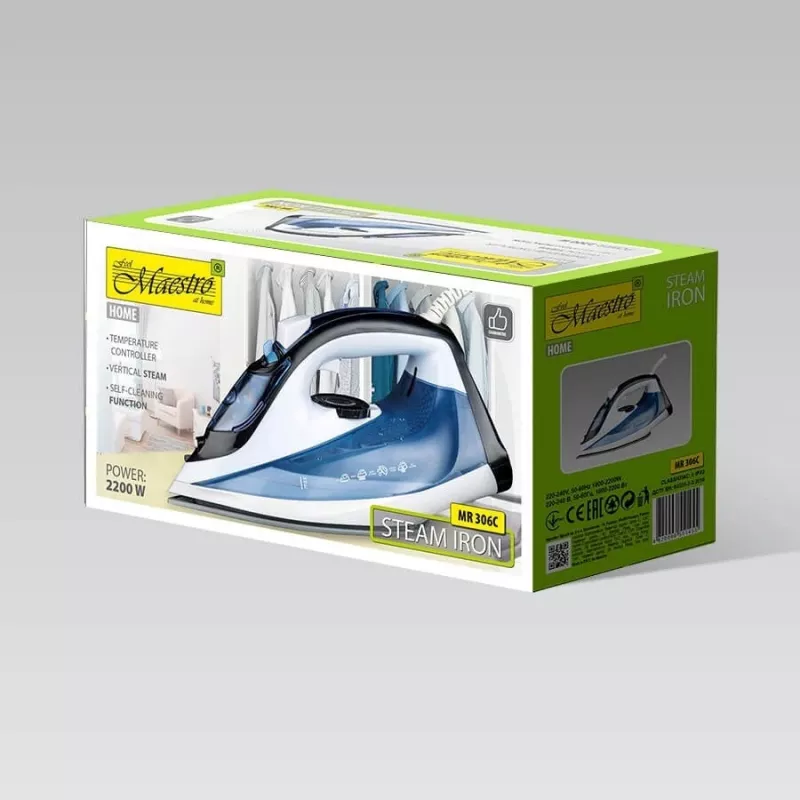 Auruga triikraud MAESTRO MR-306C 2200W Valge, Sinine
