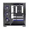 PC Case MODECOM Volcano Stellar 5F ATX Midi Tower, karastatud klaas, 5 eelpaigaldatud ventilaatorit, USB‑C, toetab microATX/ATX, max GPU 420mm, CPU jahuti kõrgus 175mm