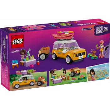 Ehitusmänguasi LEGO Friends mängukomplekt 42659 Adventure Trip with Friends, 220 tk, 2 minifiguuri, vanusele 6+