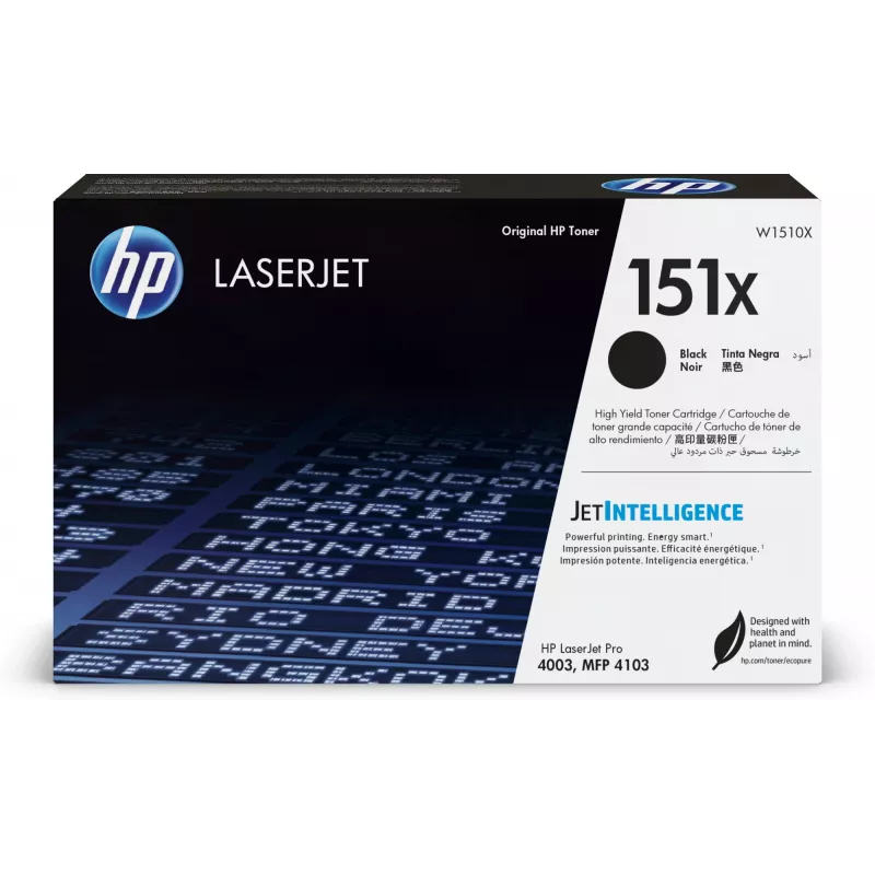 HP W1510X printeritarvik Must