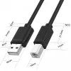 USB 2.0 kaabel Unitek Y-C420GBK, USB A USB B-le, 3 m, must