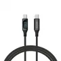 Savio USB-C - USB-C kaabel CL-174 1m must USB 3.2 Gen 1