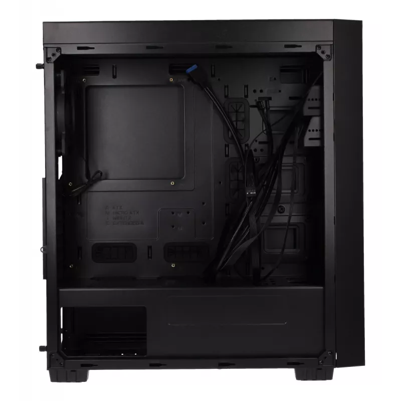 Gembird Fornax K500 ATX arvutikorpus, Midi Tower, must