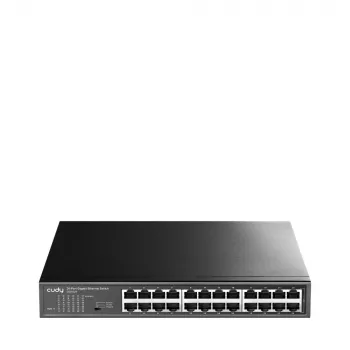 Cudy GS1024 võrgulüliti Gigabit Ethernet (10/100/1000) Must