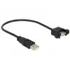 USB-kaabel DeLOCK 85462 USB 2.0 0,25 m must