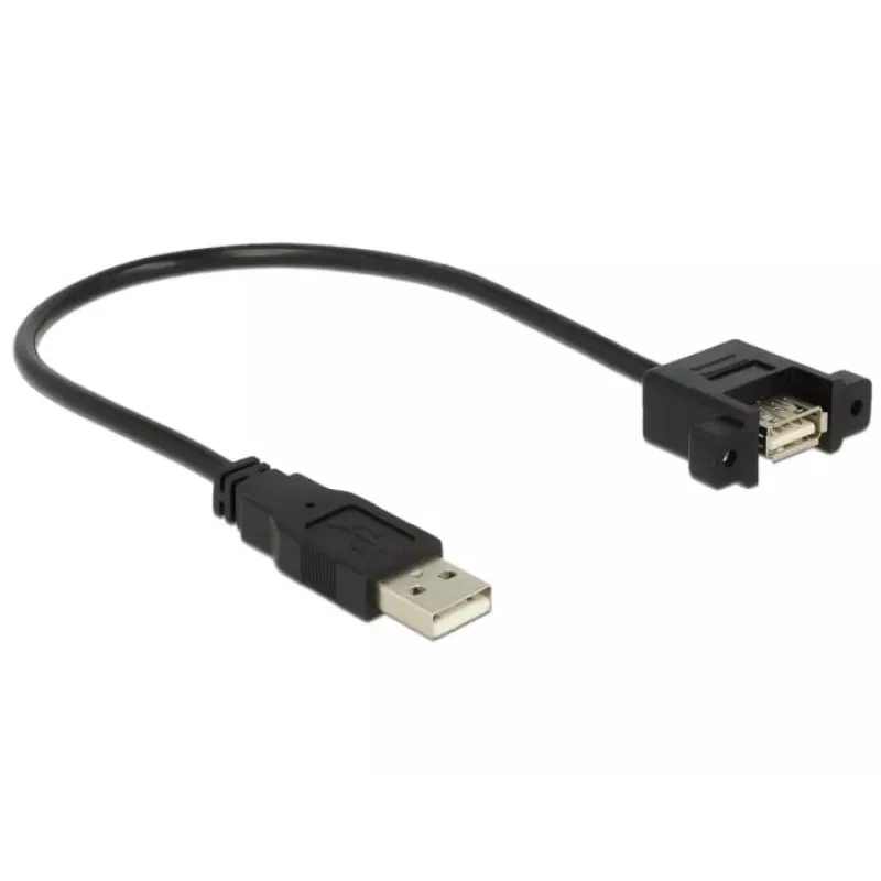 USB-kaabel DeLOCK 85462 USB 2.0 0,25 m must