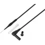 VOLTCRAFT MSL-520 must testjuhe 4 mm pistik testimisnõel 0,7 mm 1,5 m Must 1 tk (VC-17312675)