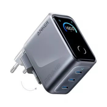 Mobiilseadme laadija Anker A2687341 — Sisetingimustes kasutatav vahelduvvoolu juhtmevaba laadija, universaalne, hõbedane