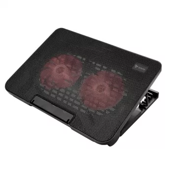 Sülearvuti jahutusalus SAVIO COS-02, 2 ventilaatorit 14 cm, USB-toitega, sobib kuni 17,3 tolli, must