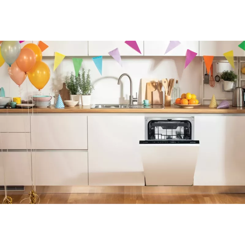 Gorenje GV563E11 nõudepesumasin, täielikult integreeritav, 10 komplekti nõusid, E