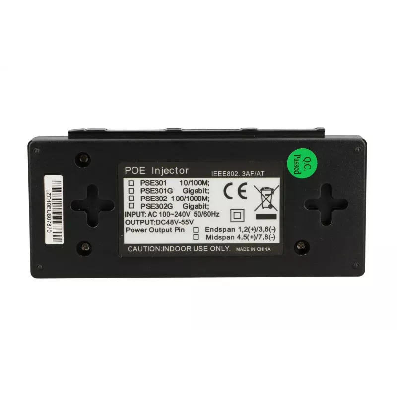Extralink POE-48-48W toiteplokk, 48V, 1A, 48W, Gigabit 802.3af/at
