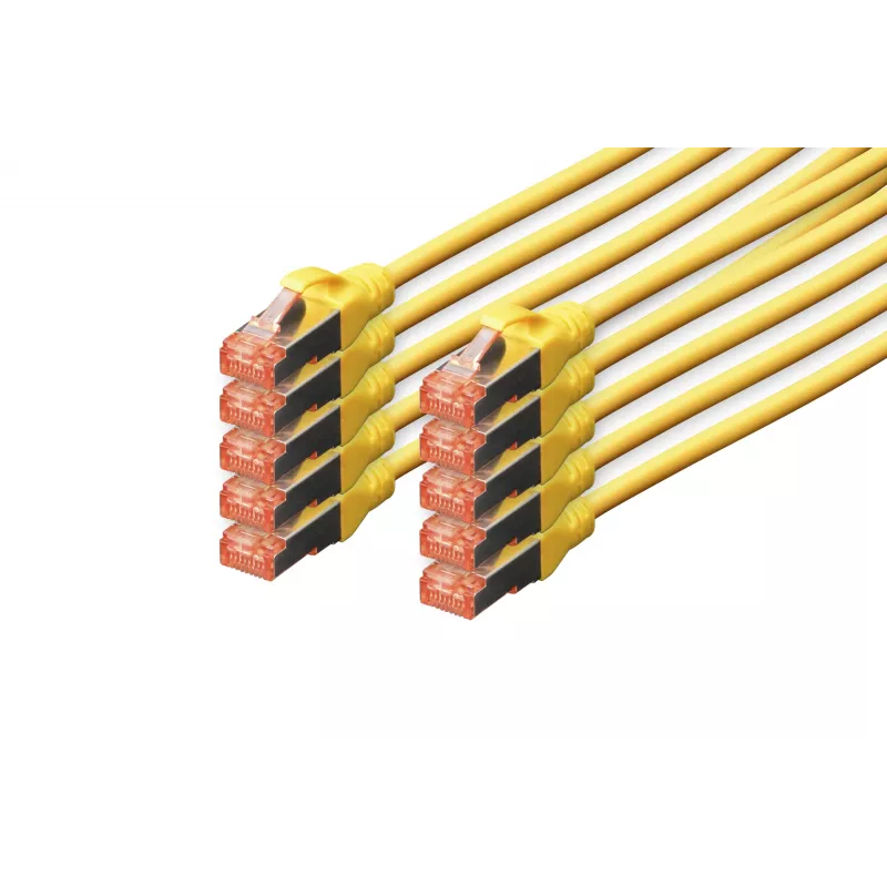 Võrgukaabel Digitus CAT 6 S/FTP RJ-45 2m Kollane