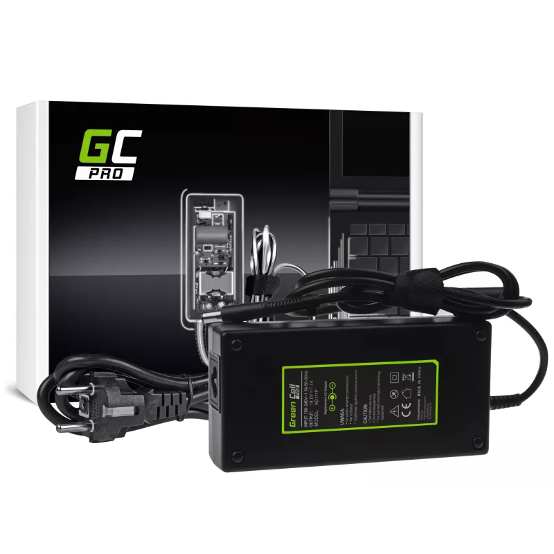 Toiteadapter roheline Cell AD111P 150W 19.5V 7.7A Universaalne sülearvuti adapter Must