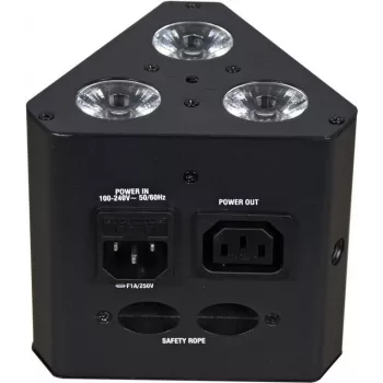 LED-ribavalgusti EUROLITE TL-3 RGB+UV, mudel 51915445 — RGB- ja UV-LED kompaktne lava-/klubipesu
