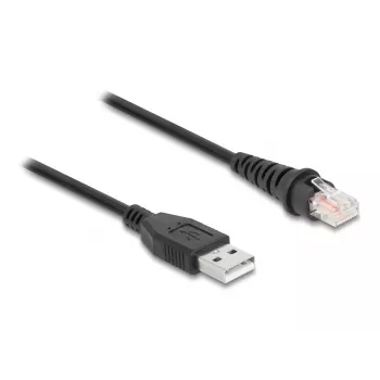 DeLOCK RJ50 USB 2.0 tüüp-A vöötkoodiskanneri kaabel 2 m