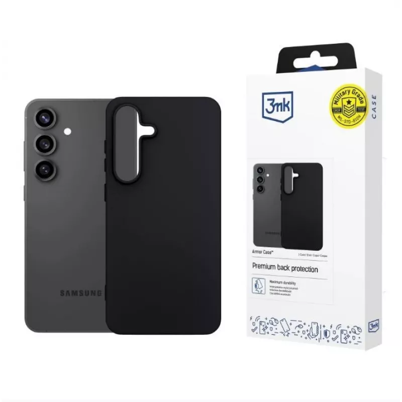Kaitseümbris 3MK Samsung Galaxy S25 FE-le – mattviimistlus, õhuke profiil