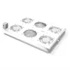 ROLINE 19-tolline katusele paigaldatav ventilaatorplokk termostaadiga, 4 ventilaatorit, teraskorpus, hall