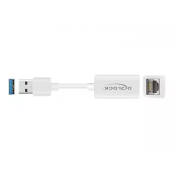 Laptop Dock DeLOCK 65905 USB Type-A Valge