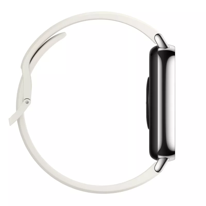 Nutikell Xiaomi Redmi Watch 5 Lite — 1,96-tolline AMOLED, GPS, 470 mAh, kuldne korpus, valge TPU-rihm