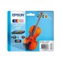 Epson 250 Violin Claria Photo HD tindikassett 6 tk Originaal Must, Tsüaan, Heletsüaan, Hele magenta, magenta, Valge