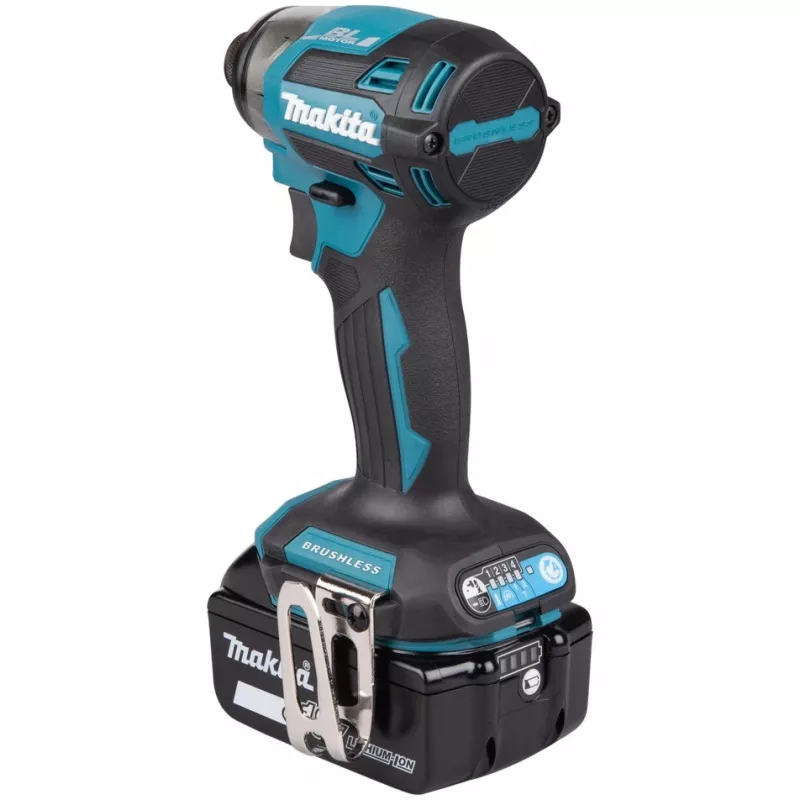 Löökkeeraja Makita DTD173RTJ 18V juhtmeta, 1/4 tolline padrun, 3600 p/min, püstolkäepide, Li-Ion