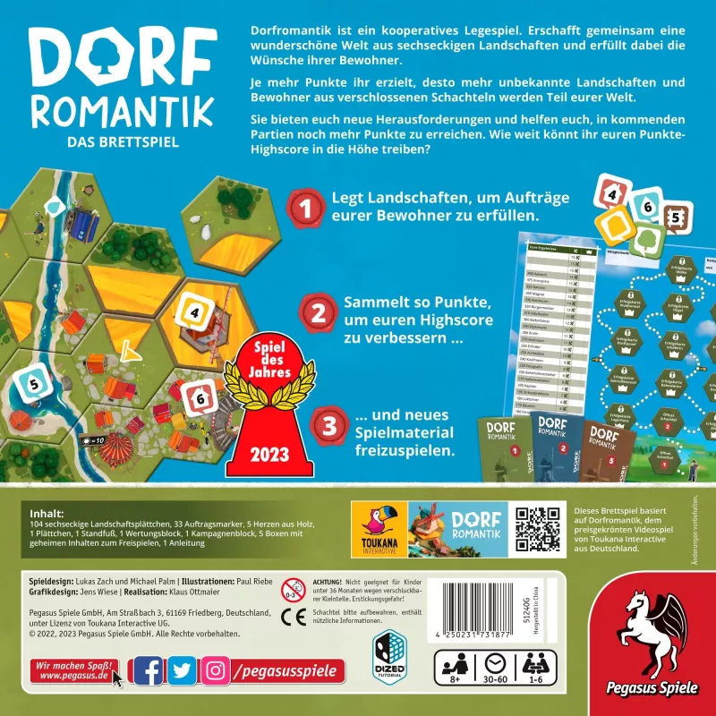Dorfromantik – lauamäng (Aasta mäng 2023)