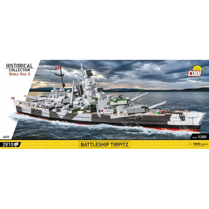 Naval ship model COBI COBI-4839 Assembly kit 1:300 Length 870 mm Height 215 mm