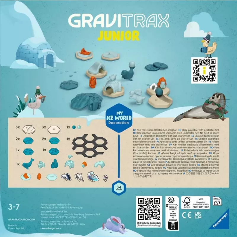 Lauamäng Ravensburger GraviTrax Junior alates 3. eluaastast