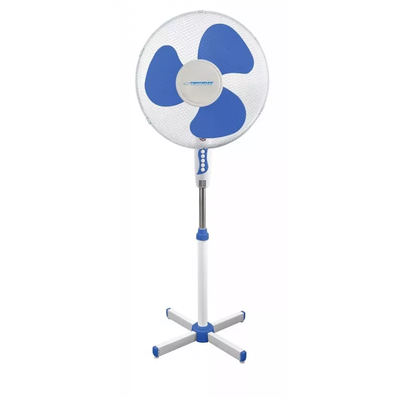 Kodune labaventilaator ESPERANZA EHF001WB — 40 cm, 3 kiirust, põrand, kõrguse reguleerimine, pöörlev