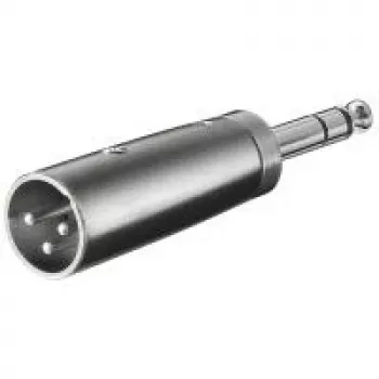 Wentronic Goobay XLR-adapter - XLR-pistik (3-kontaktiline) > 6,35 mm pistik (4-kontaktiline, stereo) (27515)