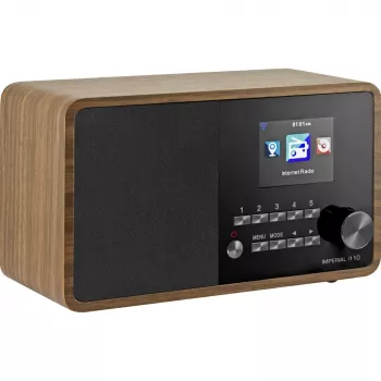 DABMAN i110 WLAN-internet-raadio + meediapleieri funktsioon. Puit