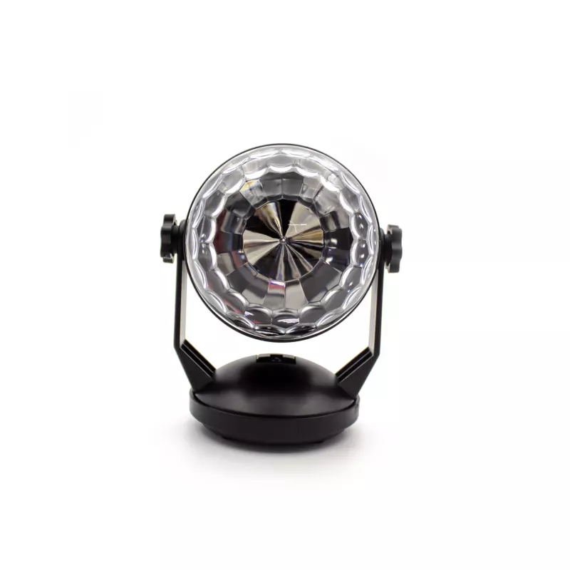 LED-disko valgusefekt DENVER LDB-319 — kompaktne LED-pidutuli, mudel 117220200040