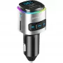 FM transmitter 4smarts 456201 Sigaretisüütepistik Must Hõbedane AM FM Bluetooth