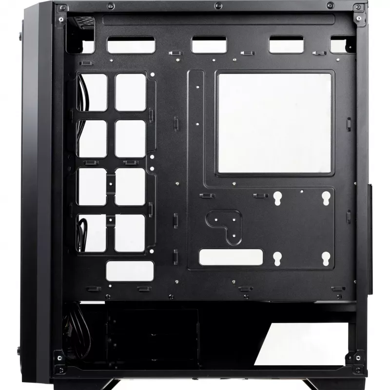 RAIJINTEK PONOS TG4 - Lauaarvuti - PC - SPCC - Must - ATX - EATX - EEB - micro ATX - Mini-ATX - Mängimine