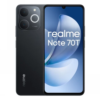 Nutitelefon realme Note 70T 6,74 tolli 128 GB Must