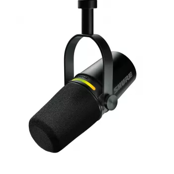 Shure MV7+-K - Loengu-/vokaalmikrofon XLR/USB-C ühendusega, must