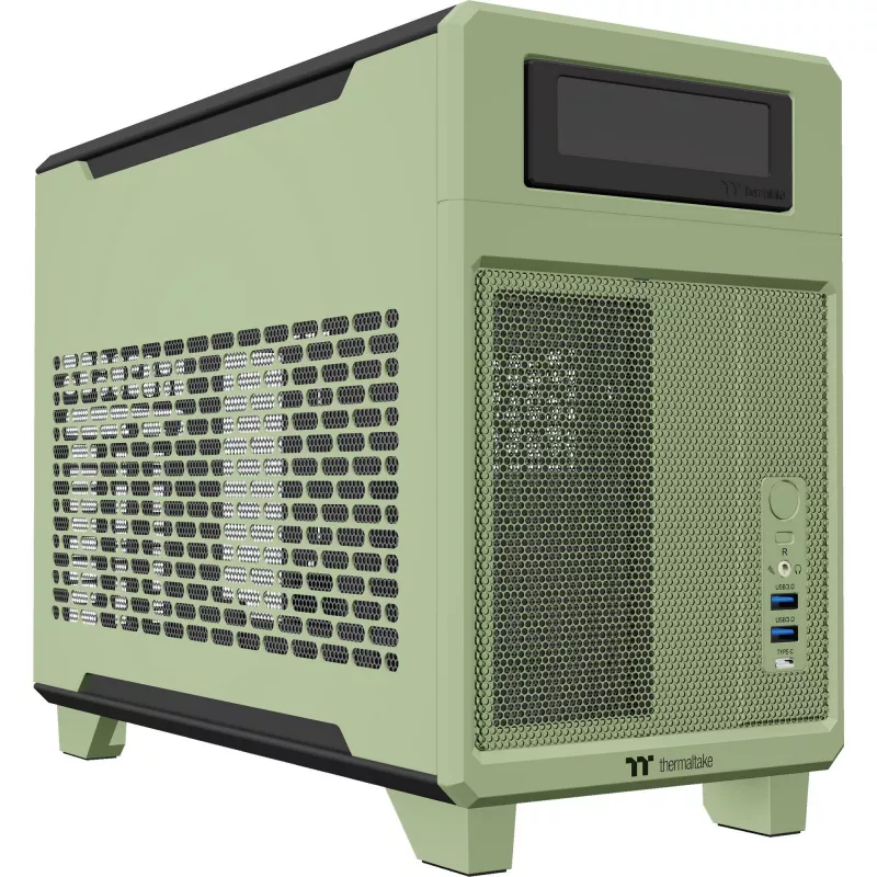 PC case Thermaltake TR100 Mini Tower roheline
