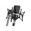 Neumann TLM 102 MT stuudiokomplekt – suure membraaniga kondensaatormikrofon koos šokikinnitusega, must