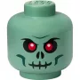 LEGO Storage Head Skeleton, hoiukarp must/punane, suur