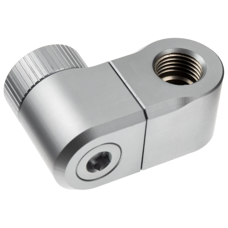EK Water Blocks EK-Quantum Torque G1/4 tolli kahekordne pikendus Offset MF 28 - Satin Titanium