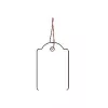 Nööriga märgistussildid HERMA 6915 25x38 mm punase nööriga