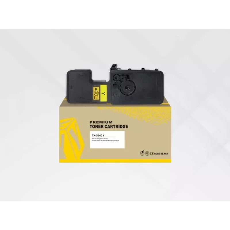 toonerkassett HYB Ühilduv with Kyocera TK-5240Y, kollane, for ECOSYS P5026Cdw/P5026Cdn/M5526Cdw/M5526Cdn