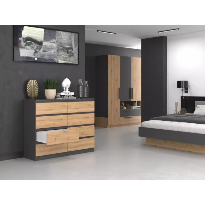Topeshop M8 120 ANT/ART KPL kummut