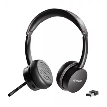 Telluri Voice Pro juhtmevaba kõnekeskuse peakomplekt must TLL411007