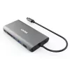 UNITEK uHUB O8+ Juhtmega USB 3.2 Gen 1 Type-C Hall 100W toiteedastusega