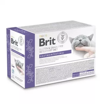 BRIT Veterinary Gastrointestinal Lamb - märg kassitoit - 12x85g