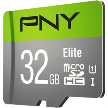 MicroSDHC-kaart PNY Elite 32GB klass 10 UHS-I P-SDU32GU185GW-GE
