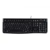 Töölaua komplekt MK120, juhtmega, USB, QWERTZ, must, hiir kaasas